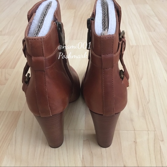 Dark Brown Ralph Lauren Ankle Boots Buckle - Picture 4 of 8